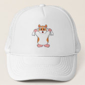 Casquette Hamster avec serviette (Devant)