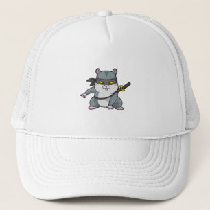Casquette Hamster comme Ninja dans les arts martiaux avec ép