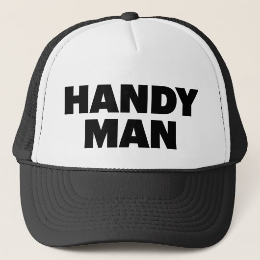 Casquette HANDY MAN slogan amusant camionneur chapeau (Devant)