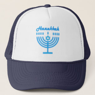 Casquette Hanukkiah Happy Hanoukka Jewish Holiday Menorah