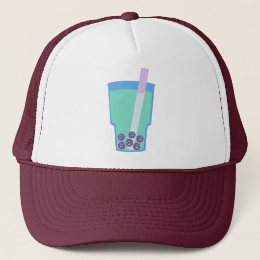 Casquette Happy Boba Tea Bubbles (Devant)