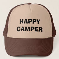 HAPPY CAMPER Trucker pour le camping et le RVing