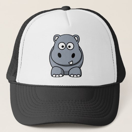 Casquette Happy Cartoon Hippo (Devant)