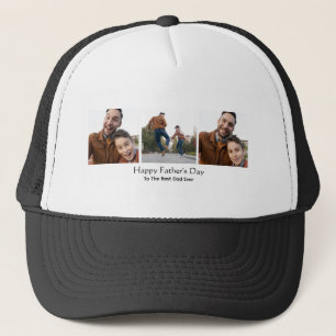 Casquette Happy Fête des pères Custom Photo Trucker Chapeau