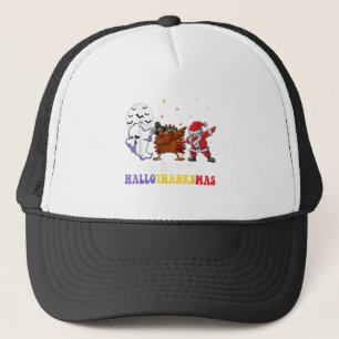Casquette Happy Hallothanksmas Gnomes Halloween Christmas