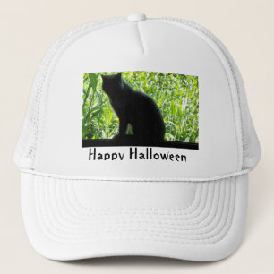 Casquette Happy Halloween Chat noir