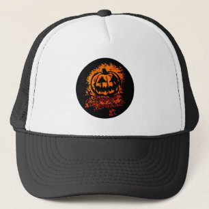 Casquette Happy Halloween Jack-o'-lantern