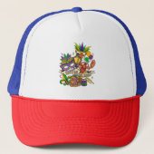 Casquette Happy Mardi Gras Trucker Hat (Devant)