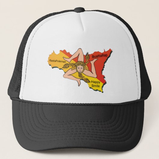 Casquette Happy Smile Sicilia (Devant)