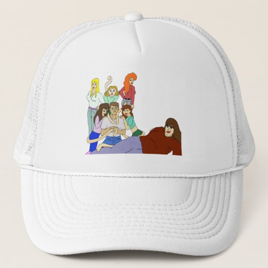 Casquette Harem de queues (Devant)