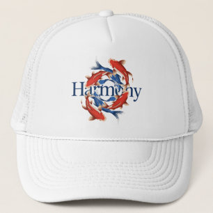 Casquette Harmonie – Koi Japonais, Symbole d'Équilibre