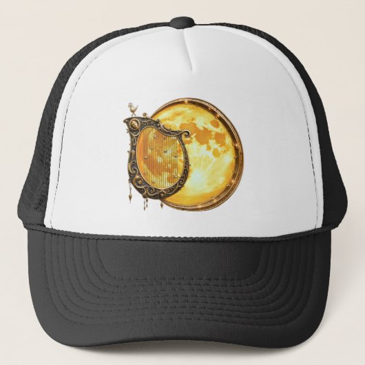 Casquette Harpe Céleste de la Lune Dorée (Devant)