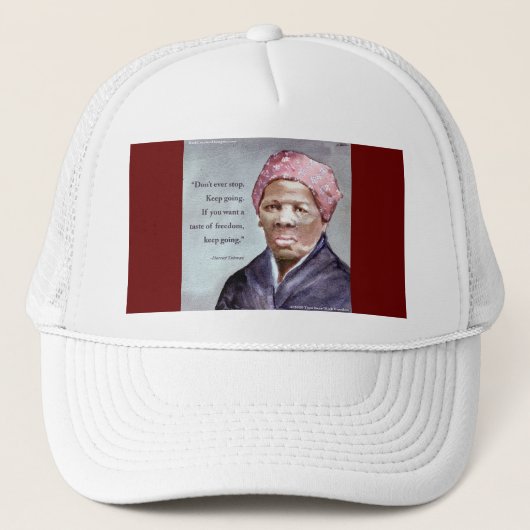 Casquette Harriet Tubman & Citation (Devant)