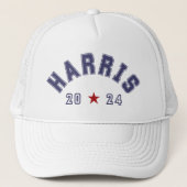 Casquette Harris 2024 Athletic Word Art (Devant)