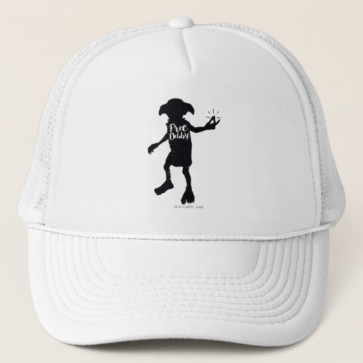 Casquette Harry Potter | "Free Dobby" Silhouette Typographie (Devant)