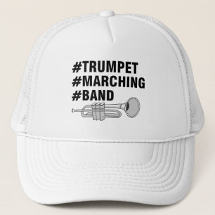 Casquette Hashtags de bande de Marquage de trompettes
