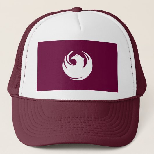 Casquette Hat with Flag of Phoenix, Arizona (Devant)