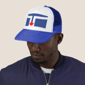 Casquette Hat with Flag of Toronto, Ontario, Canada (En situation)