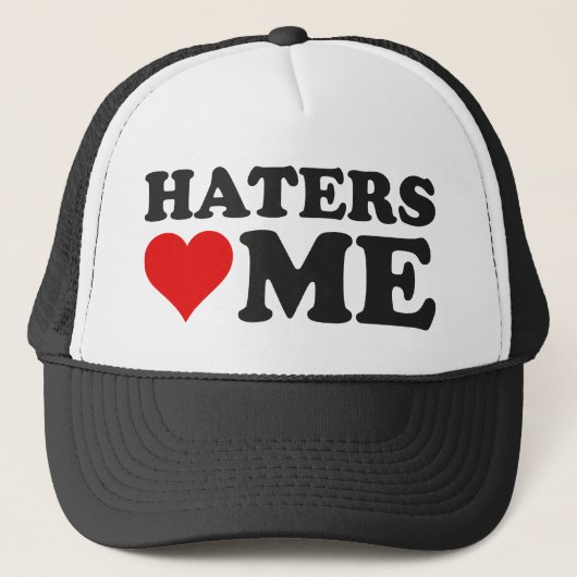 Casquette Haters Love Me (Devant)