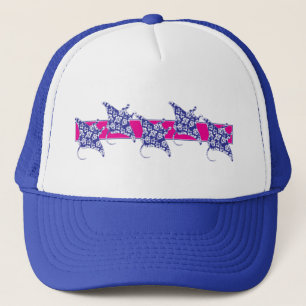 Casquette Hawaïen-Fleur-Manta-Rays