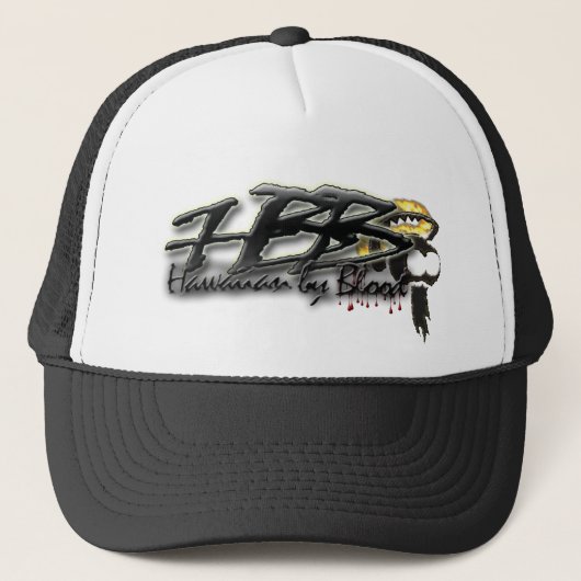 Casquette Hawaïen par le casque d'Ikaika de sang (Devant)