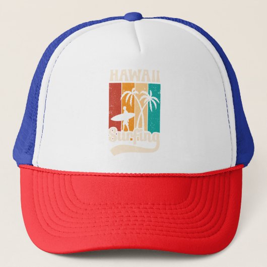 Casquette Hawaii Aloha Surf Vintage (Devant)