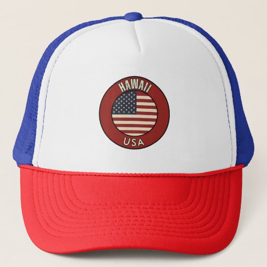 Casquette Hawaii États-Unis d'Amérique (Devant)
