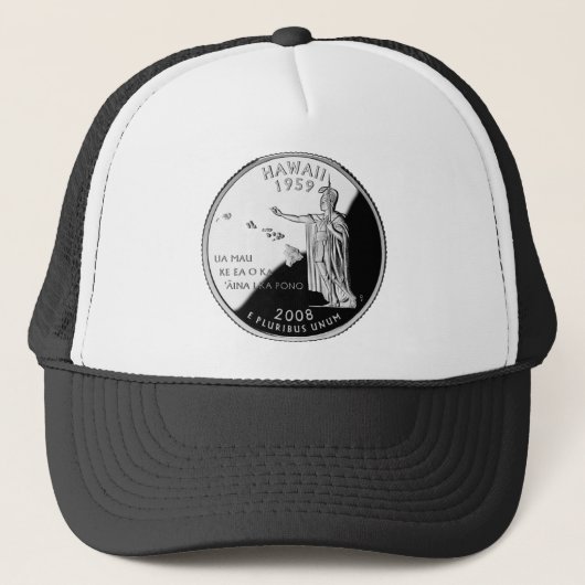 Casquette Hawaii State Faux Quarter (Devant)