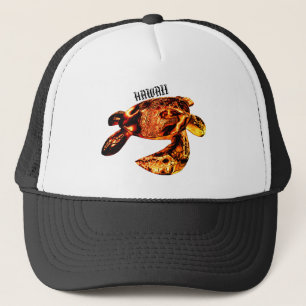 Casquette Hawaii Tribal Honu Lava
