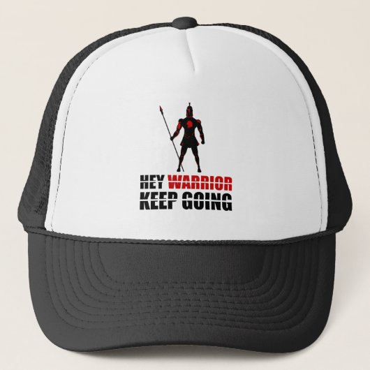 Casquette Hé guerrier continue (Devant)