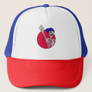 Casquette Hé les amis Squelette cool et drôle