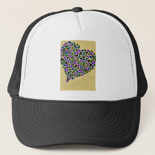 Casquette Heart of mosaic (Devant)