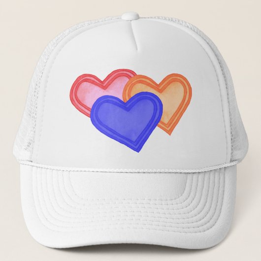 Casquette Heart Trio (Devant)