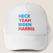 Casquette Heck Yeah Biden Harris Custom Colors (Devant)