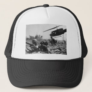 Casquette Hélicoptère UH-1D du major Crandall pendant la gue
