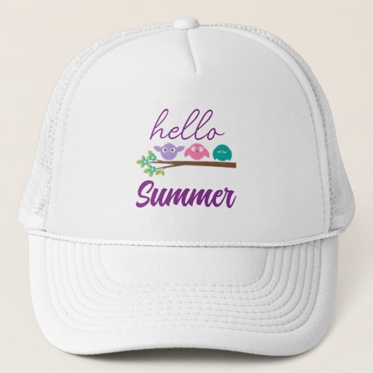 Casquette Hello Summer Cuties (Devant)