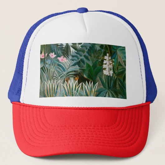 Casquette Henri Rousseau - La jungle équatoriale (Devant)
