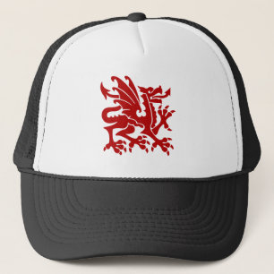 Casquette Heraldic Dragon 01 - Ruby Red