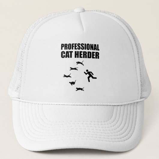 Casquette Herder de chats professionnels Funny Héritage de c (Devant)