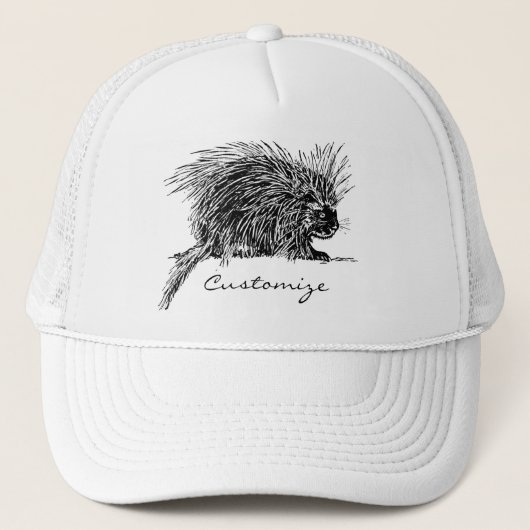Casquette Hérisson hérissé mignon Thunder_Cove (Devant)