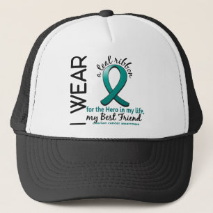 Casquette Héros de Cancer ovarien dans mon meilleur ami 4 de