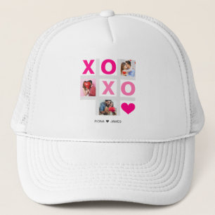 Casquette Heureuse Sainte-Valentin XOXO Coeur rose Photo per
