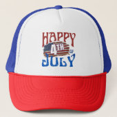 CASQUETTE HEUREUX 4 JUILLET (Devant)