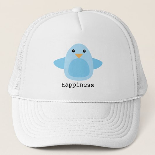 Casquette Heureux comme Bluebird (Devant)