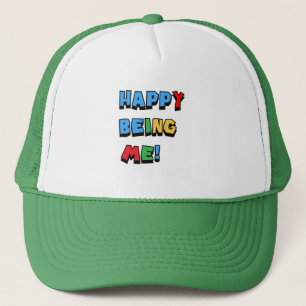 Casquette Heureux Etre moi camionneur chapeau