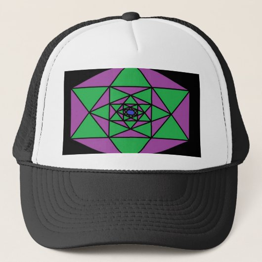 Casquette Hexagon Mandala (Devant)