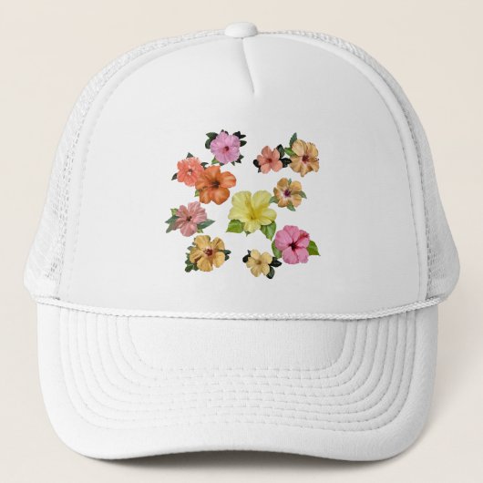 Casquette Hibiscus (Devant)