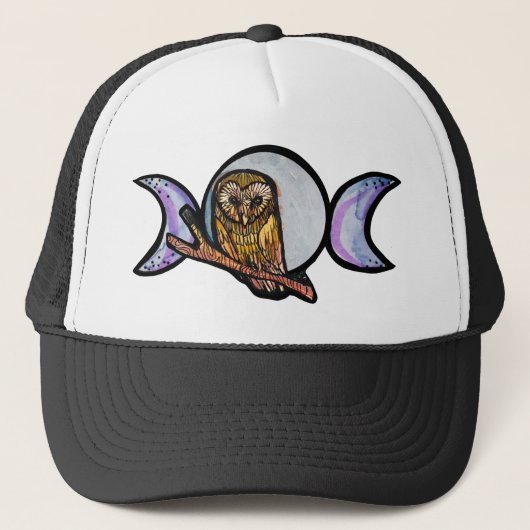 Casquette Hibou à trois lunes (Devant)