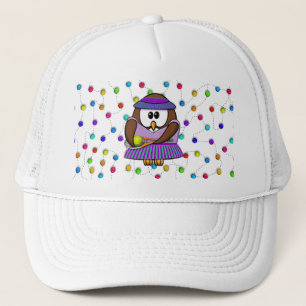 Casquette hibou de tennis - fille