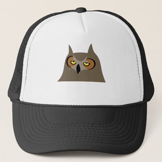 Casquette Hibou ennuyé (Devant)